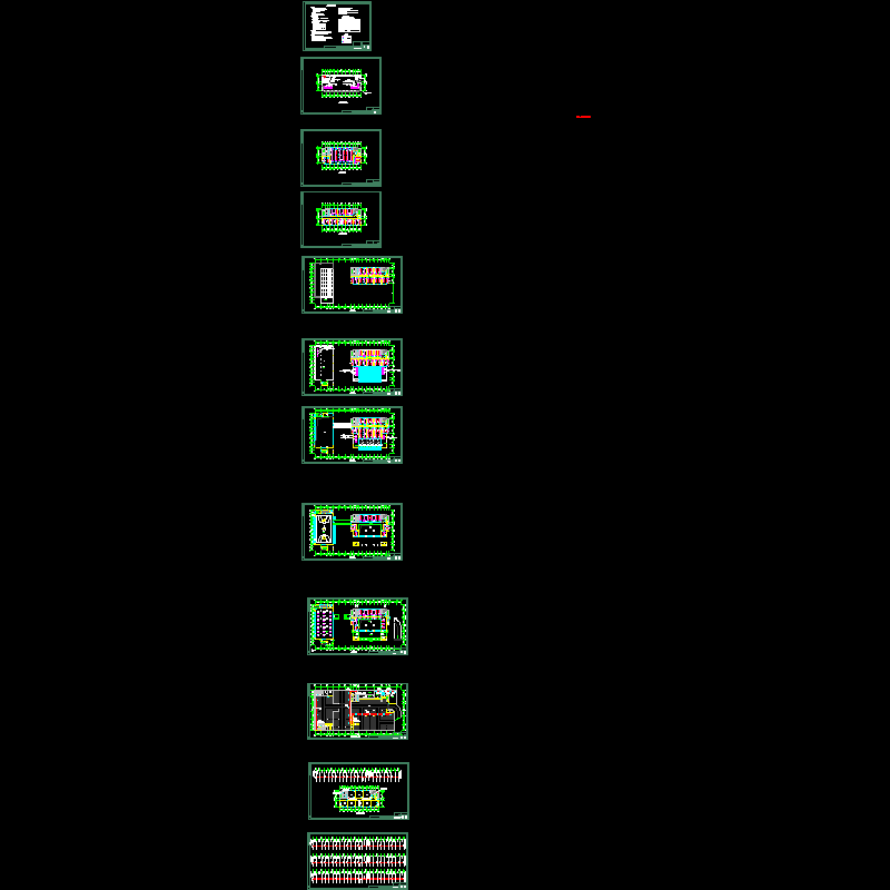 大厦空调通风CAD施工图纸.dwg - 1