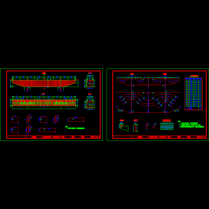 某16m桥墩帽梁钢筋图.dwg