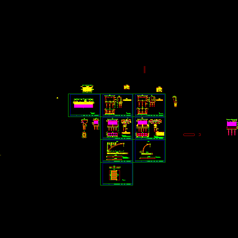 墩、台一般构造图8张.dwg