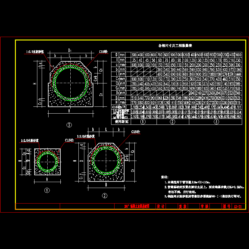 360度混凝土加固基础图.dwg