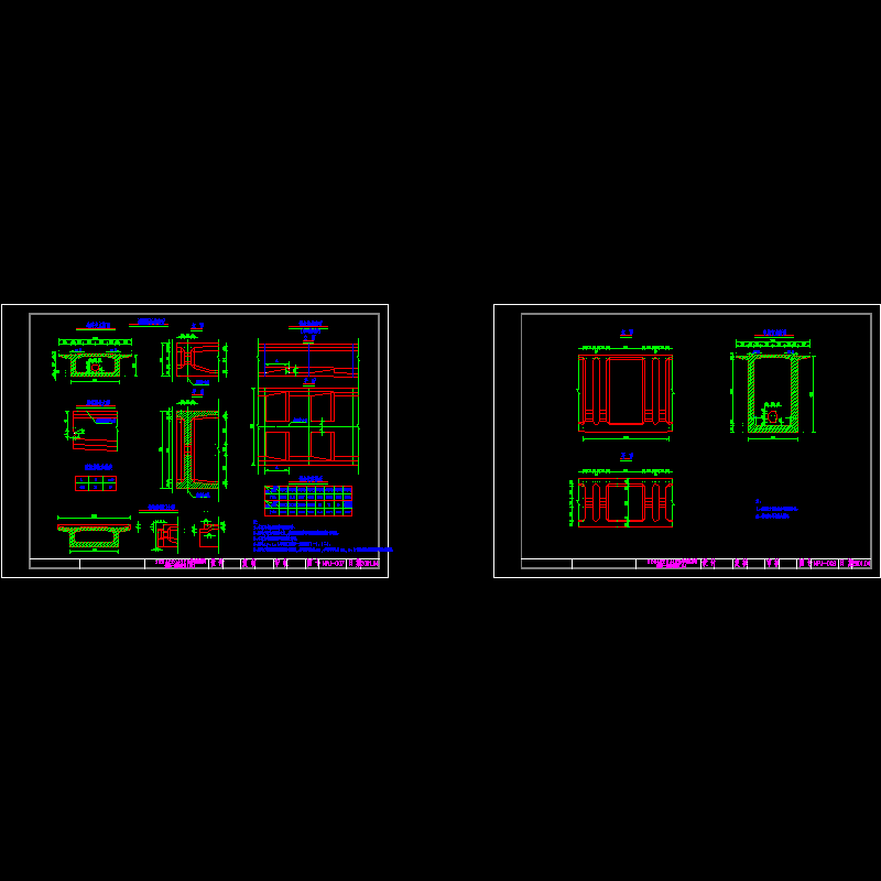 三跨预应力混凝土连续刚构桥箱梁一般构造图3_dwg.dwg