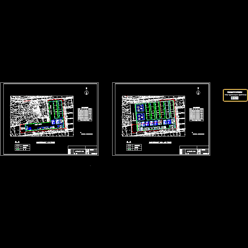 污水处理CAD施工图纸平面图纸(dwg) - 1