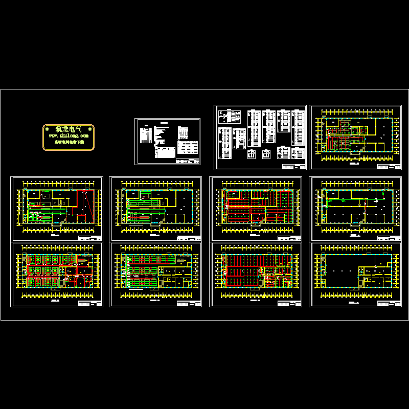 时装厂全套电气CAD图纸 - 1