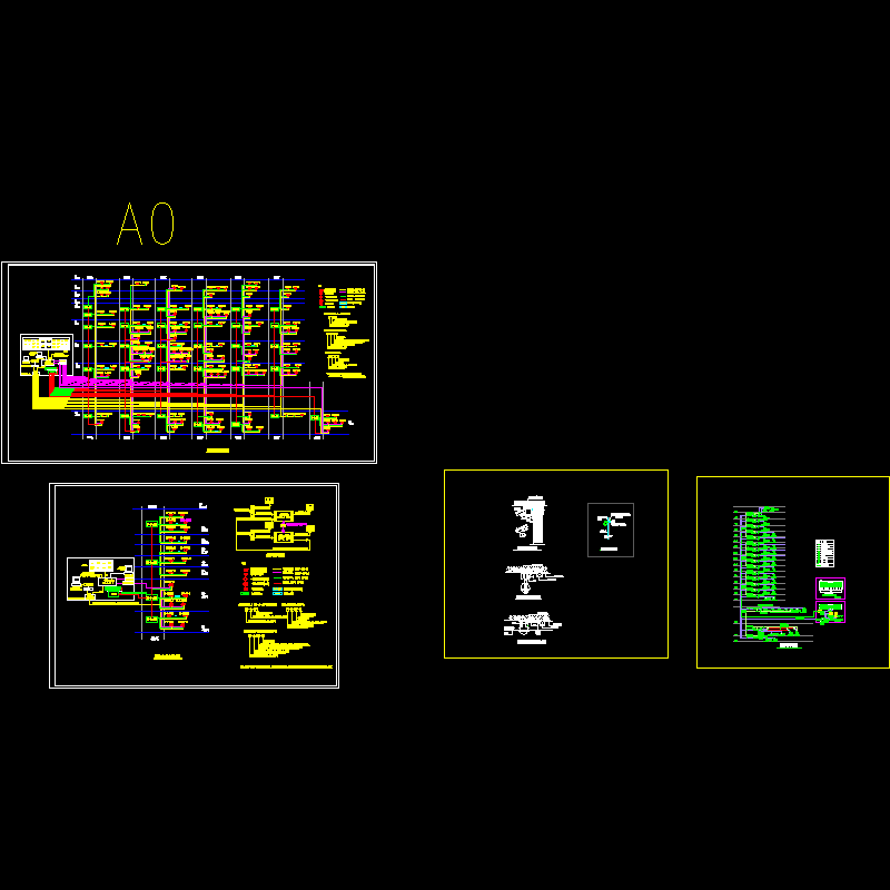 闭路电视监控系统CAD图纸 - 1