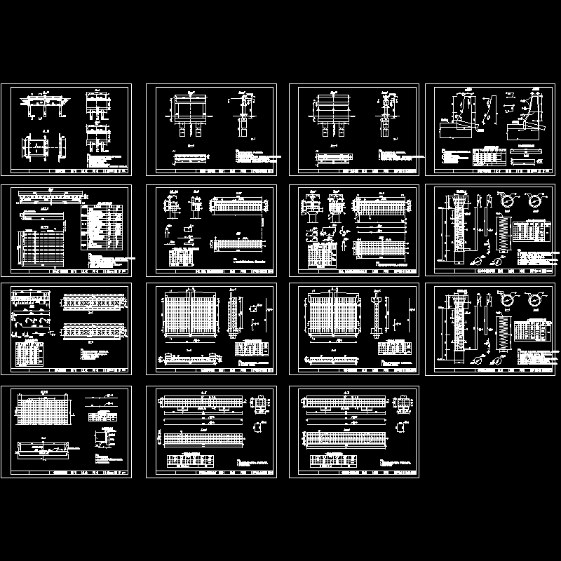 桥梁施工CAD图纸（桥型布置图纸） - 1