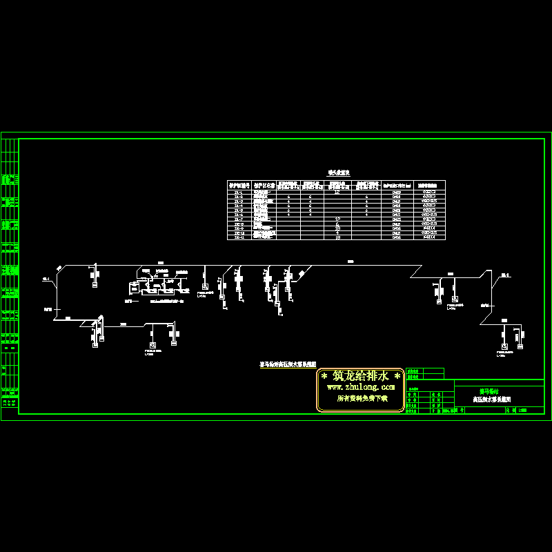 某地铁高压细水雾系统图纸.dwg