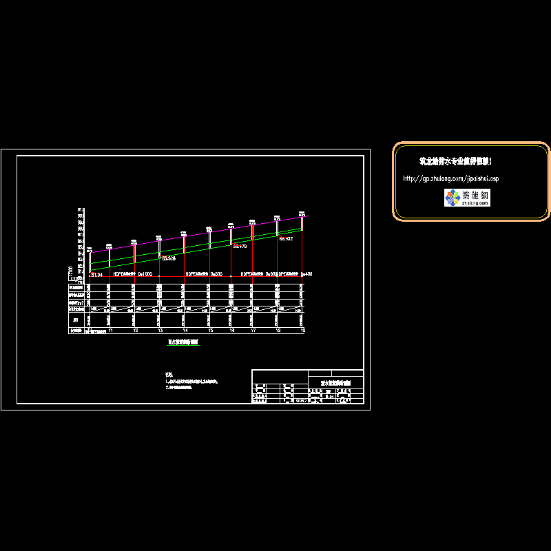 雨水纵断面图.dwg