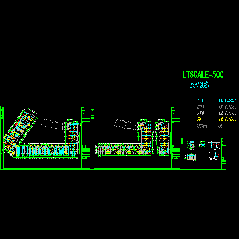 商业裙房给排水消防设计CAD图纸.dwg - 1