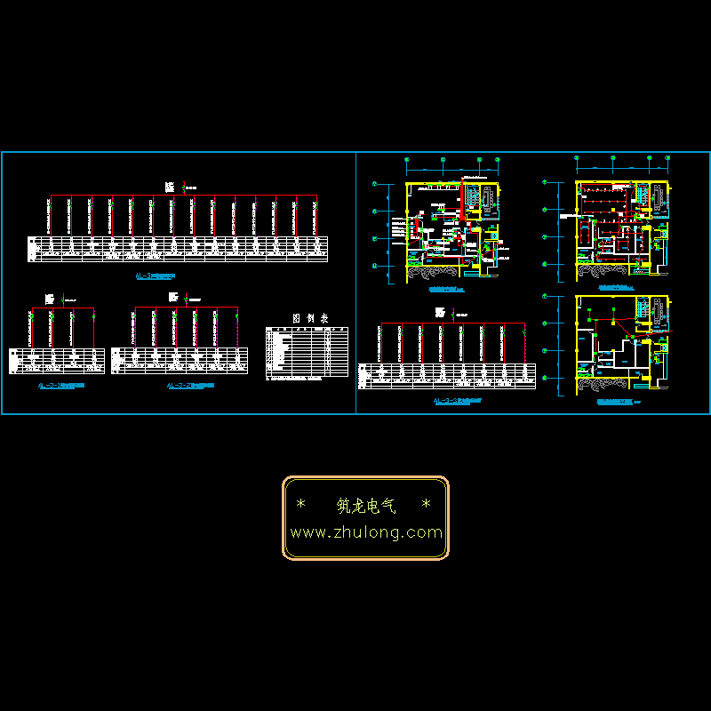 酒店厨房电气设计CAD施工图纸.dwg - 1