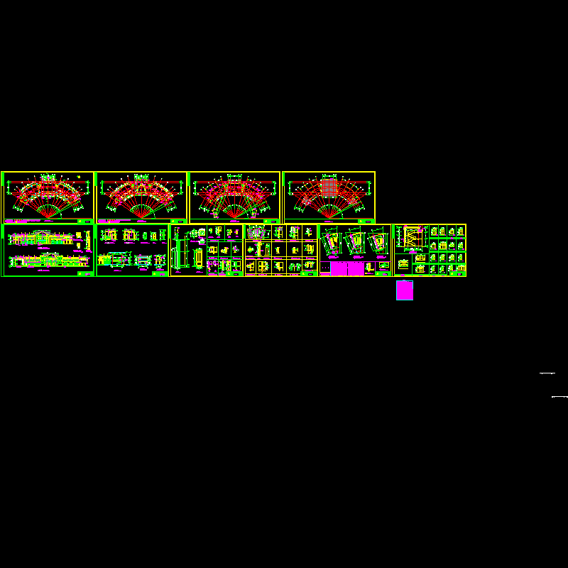 2层别墅式住宅楼会所设计施工图纸.dwg - 1