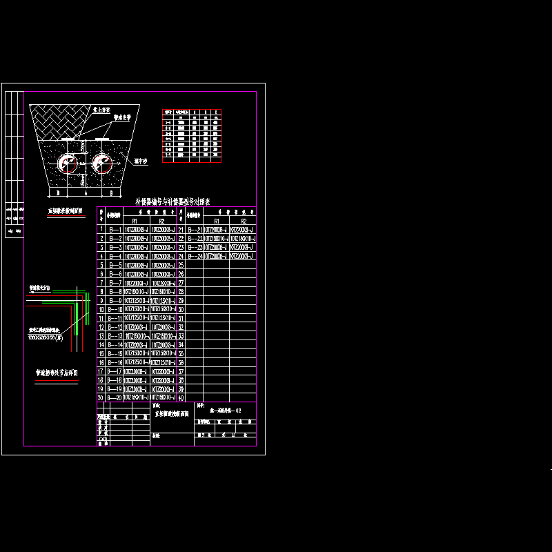 直埋管道横断面图.dwg