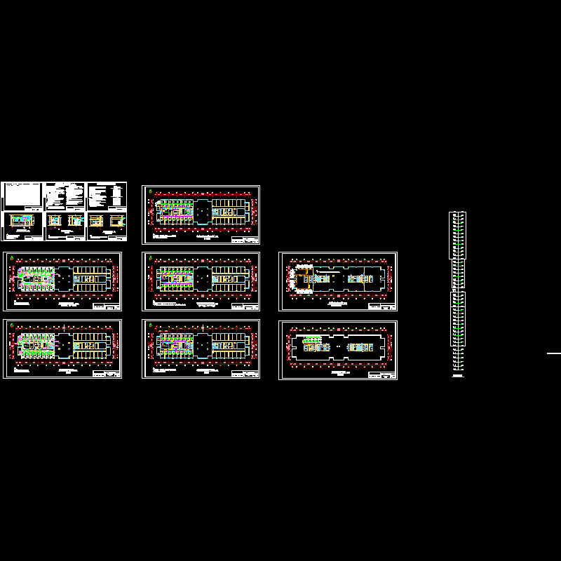 42层办公楼空调施工图纸.dwg - 1