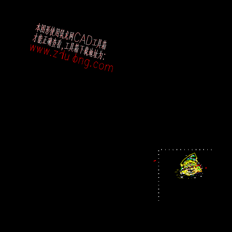 小区的雨污水管网平面图纸.dwg - 1