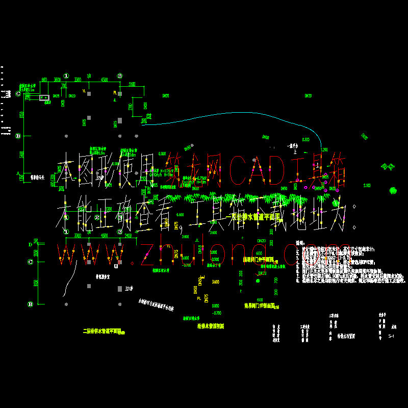 给排水施工图（包括涌泉）.dwg