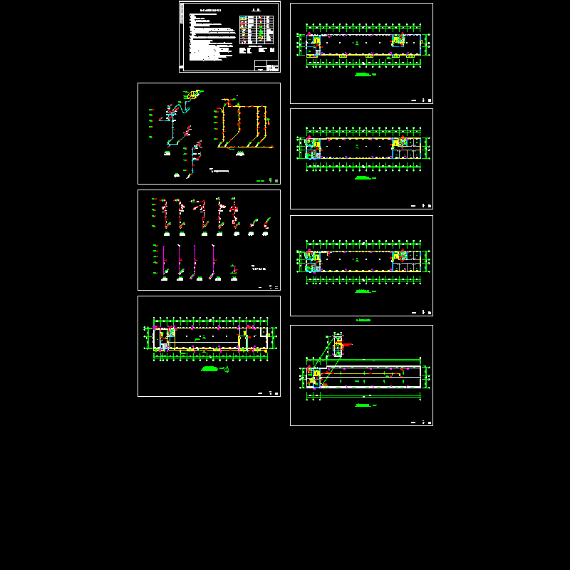 一套综合楼给排水设计CAD图纸 - 1