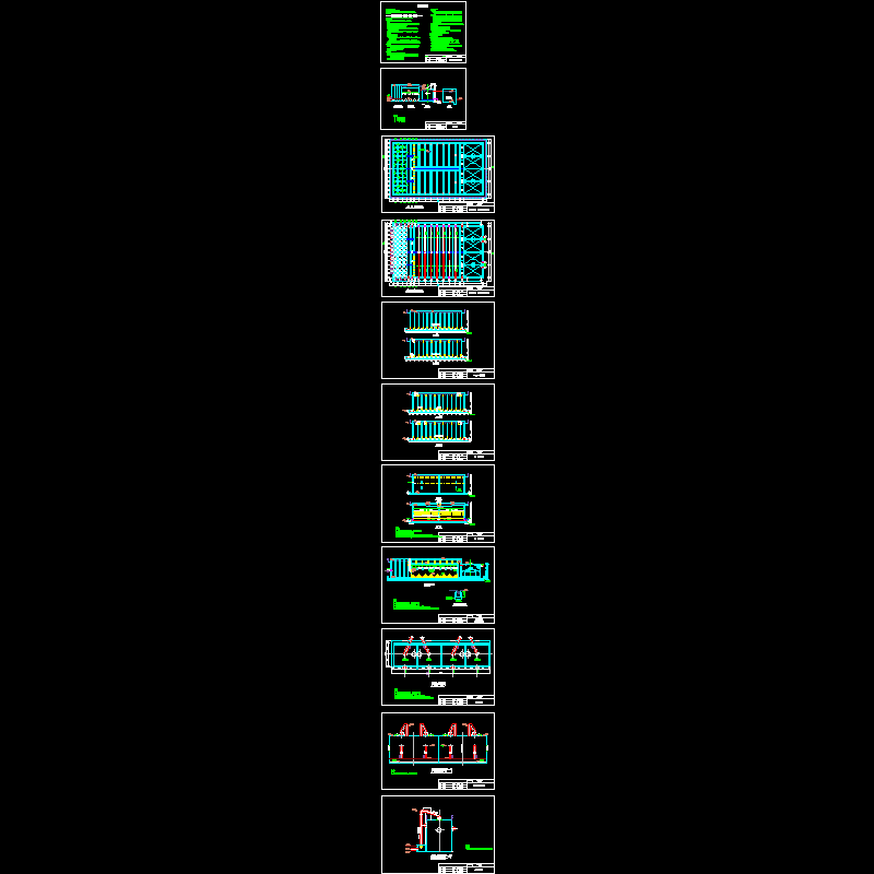 供水厂设计CAD施工图纸，含设计说明.dwg - 1