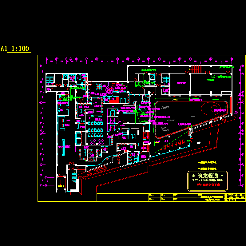 一区一层平面布置图.dwg