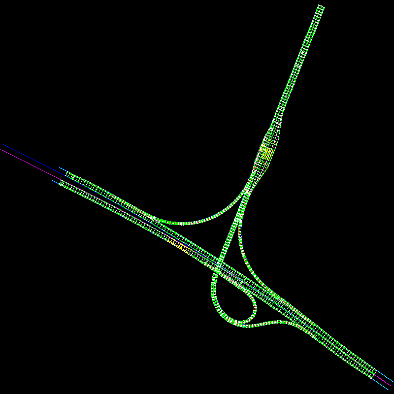 s6-2-8 互通式立体交叉匝道连接部标高数据图.dwg