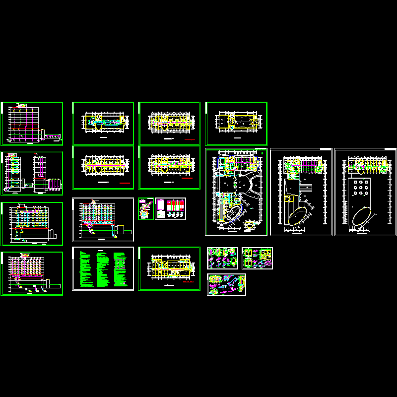 宾馆全套消防设计CAD图纸.dwg - 1