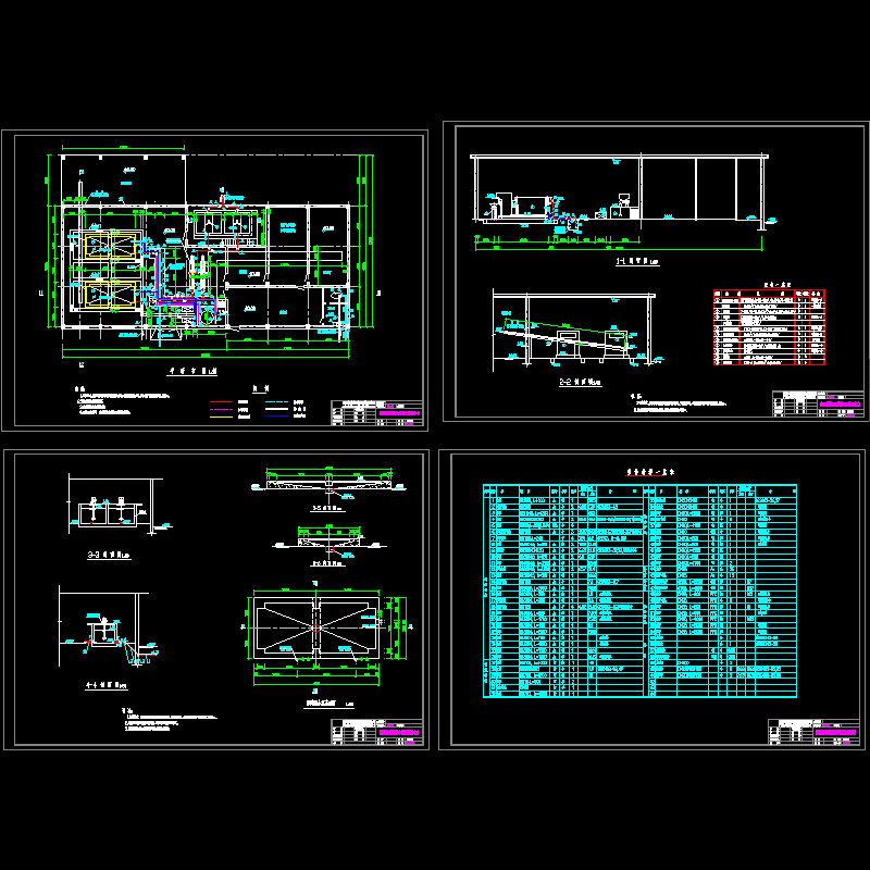 污泥浓缩脱水间工艺图2004.2.24).dwg