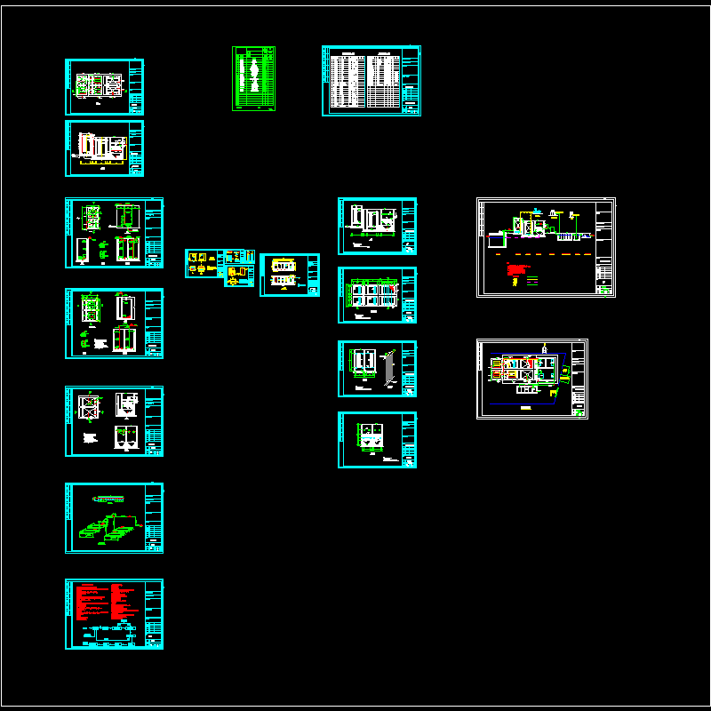 医疗污水治理工程设计施工图纸.dwg - 1