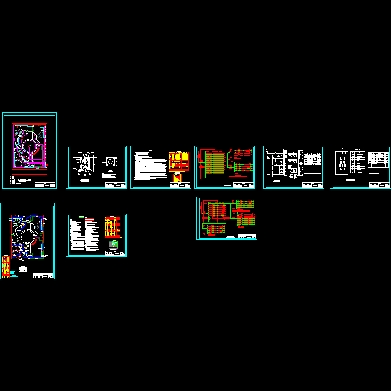 景观给水排水等管道系统设计图纸 - 1