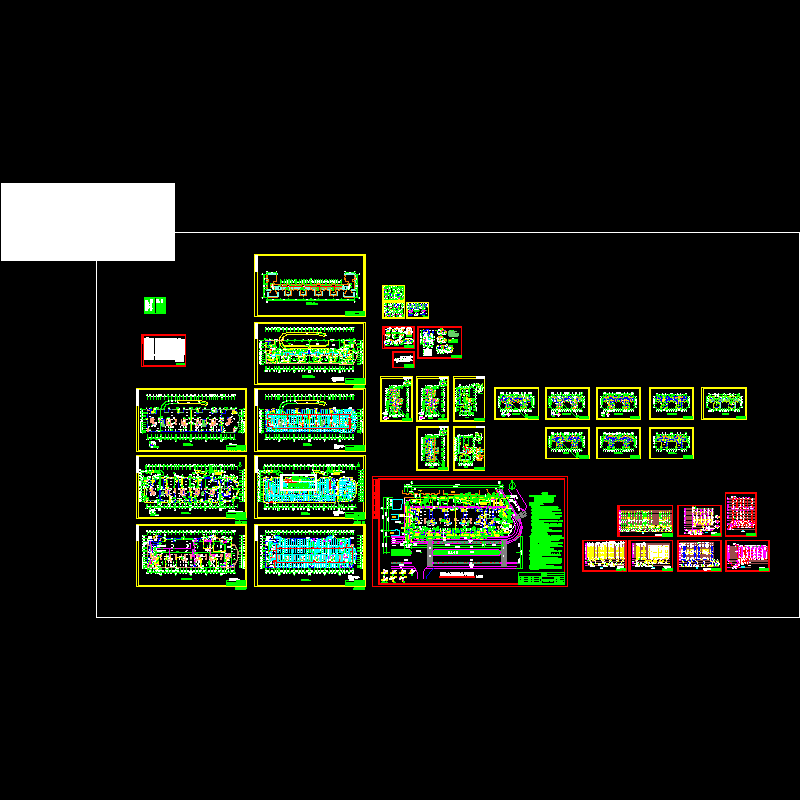 高层商住楼给排水全套设计图纸.dwg - 1