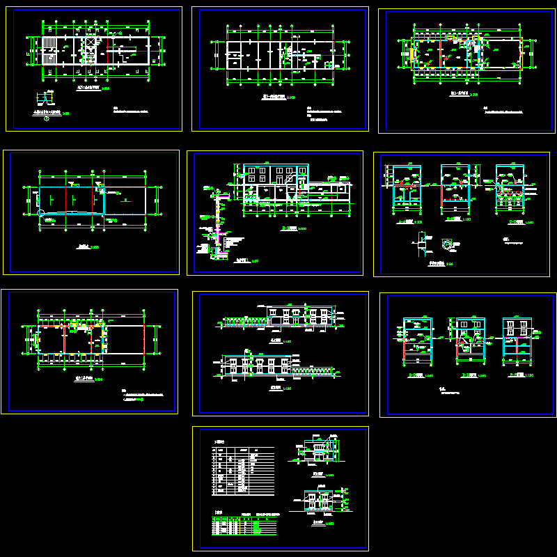 中水处理站建筑设计CAD图纸.dwg - 1