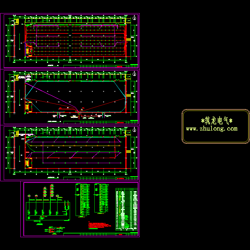 地下上室电气设计CAD施工图纸.dwg - 1