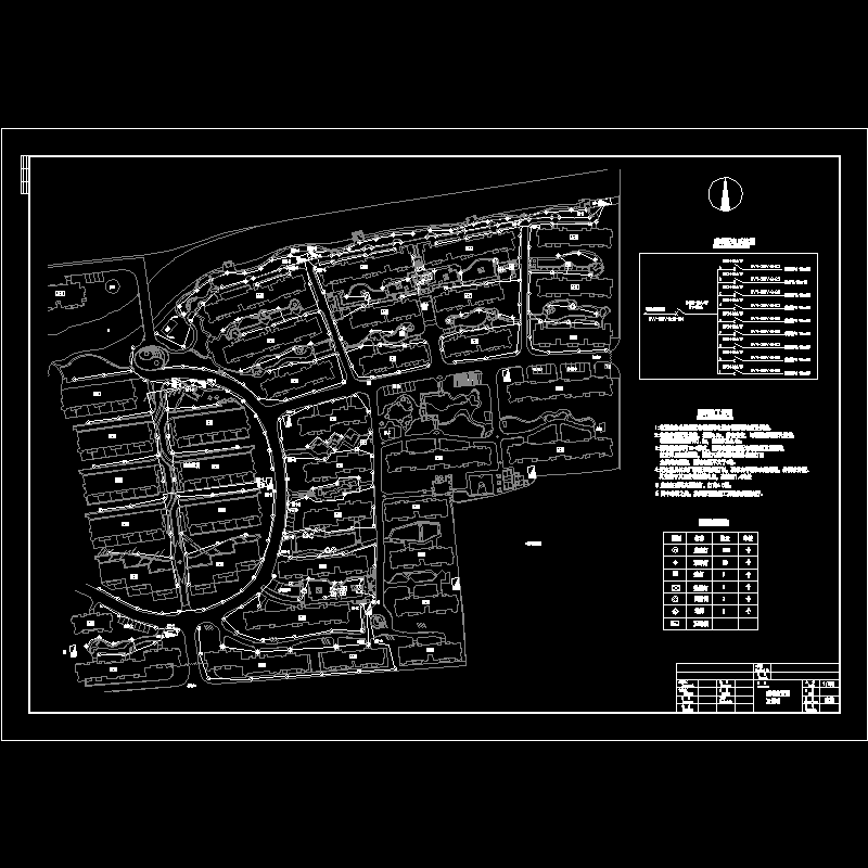 住宅区景观照明布置图纸.dwg - 1