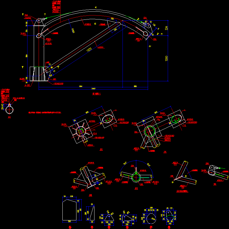 膜结构桁架节点1.dwg