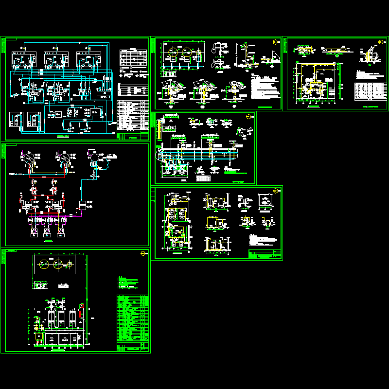 燃油锅炉房标准全套详细图纸_安装详图、油罐图套图 - 1