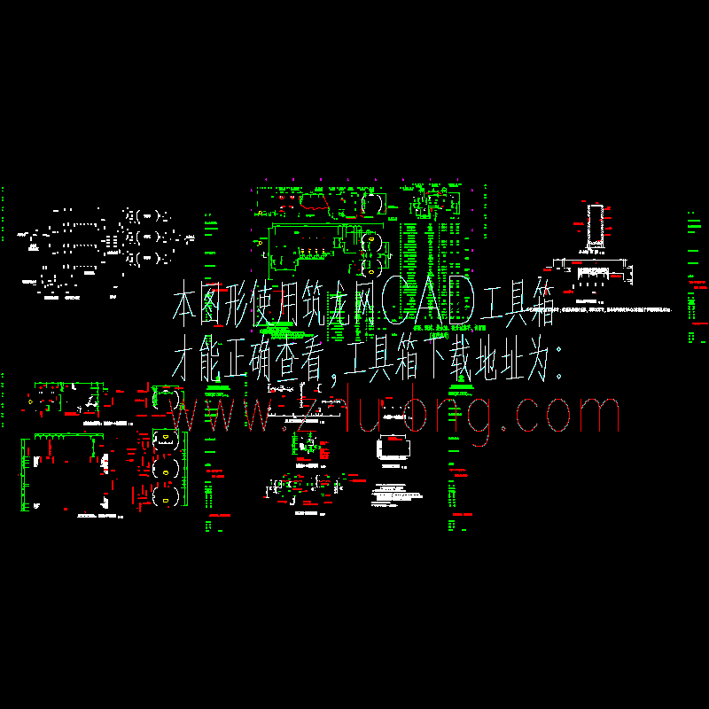 钢制一体化供水工程净水设备全套cad图纸 - 1