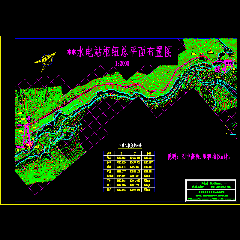 枢纽总平面布置图.dwg