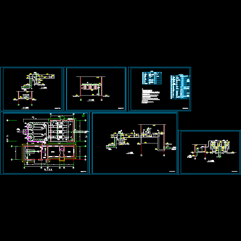 细格栅及涡流沉砂池施工图.dwg