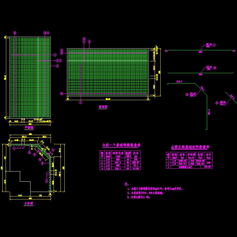 006主拱基础钢筋构造图.dwg