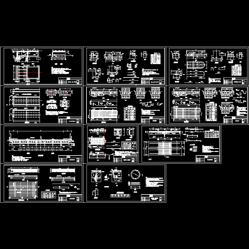 2×8米空心板桥CAD施工图纸.dwg - 1