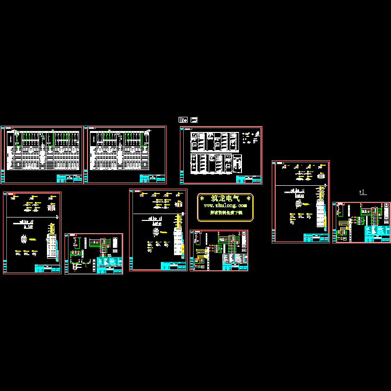 MNS低压抽屉式开关柜全套图纸.dwg - 1