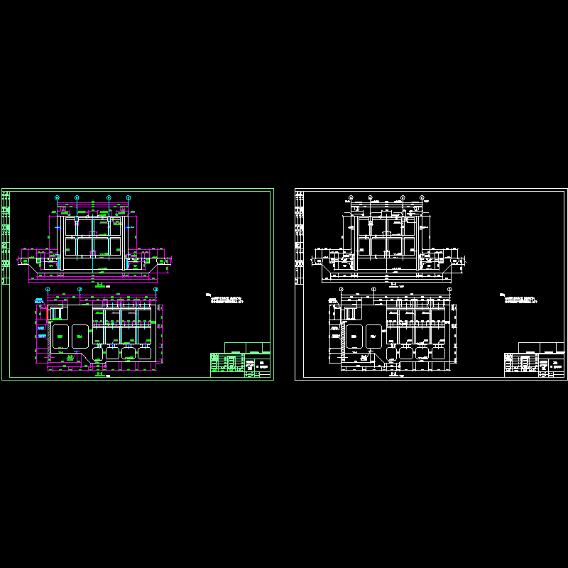 sj-109 泵房纵、横剖面图.dwg