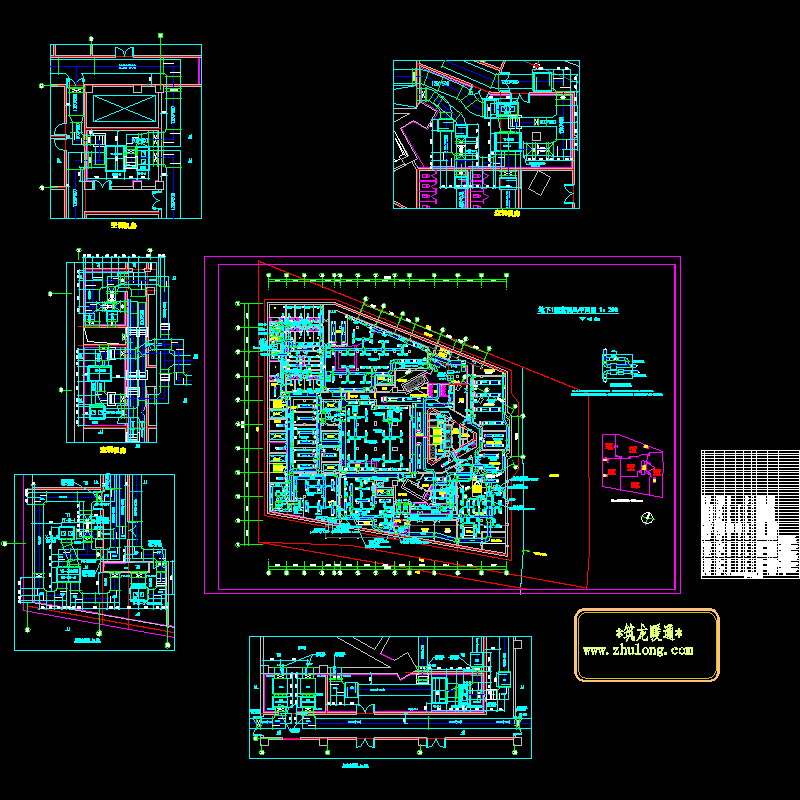 酒店地下空调设计CAD图纸 - 1