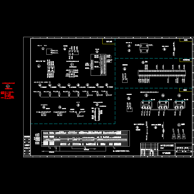 高压g4变压器柜接线图.dwg