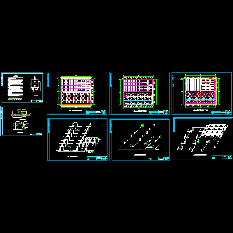 温室大棚水池管道布置大样图（设计说明）.dwg - 1