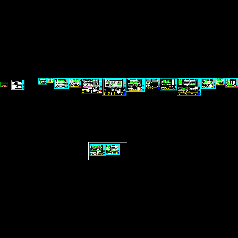 道路绿化CAD施工图（16页图纸）.dwg - 1