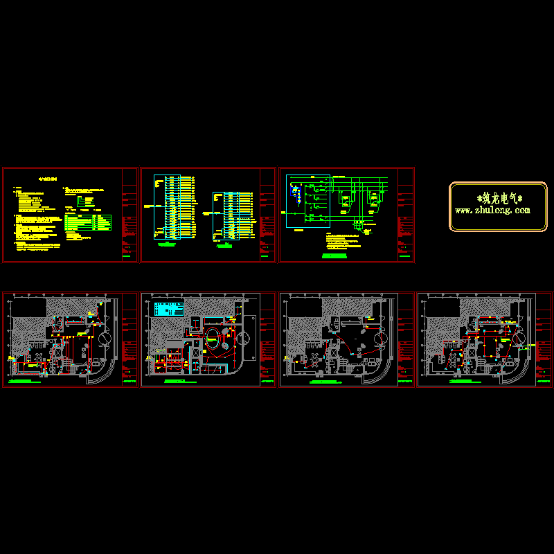 酒店餐厅电气CAD施工图纸 - 1