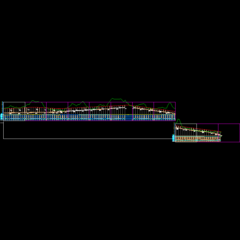 污水管道纵断面图.dwg