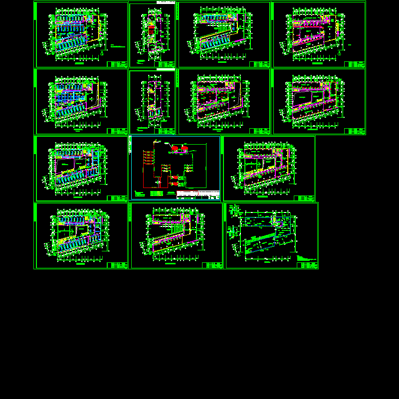 研究生楼空调通风设计.dwg - 1