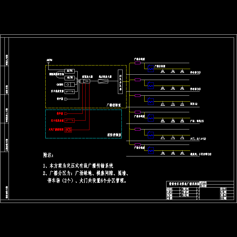 背景音乐系统图.dwg