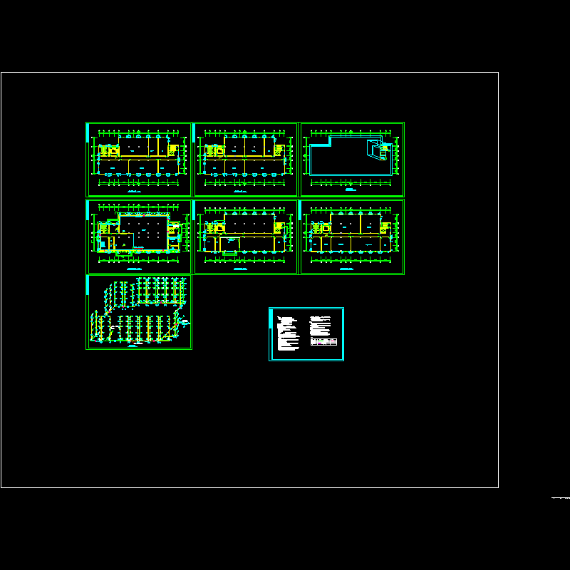 5层实验楼采暖CAD施工图纸.dwg - 1