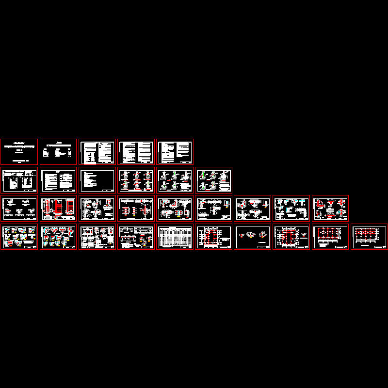 农村居住建筑抗震构造图纸集砖砌体结构CAD图纸集(dwg) - 1