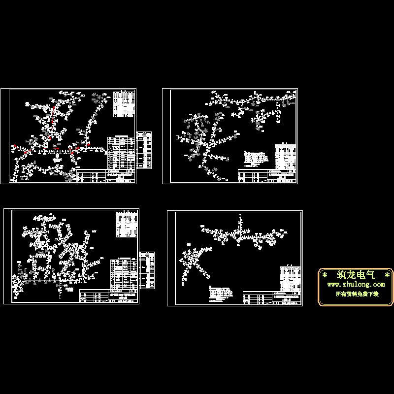 烟舟村低压线路工程竣工图.dwg